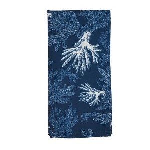 Saro Lifestyle Dinner Table Napkins With Sea Coral Design (Set of 12) - 1 of 4