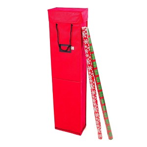 TreeKeeper Wrapping Paper Storage Box Red - 1 of 4