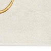 Avanti  Ivory with Gold Script Monogram Fingertip Towel Letter   C - 3 of 3