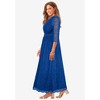 Jessica London Women's Plus Size Stretch Lace Maxi Dress - 4 of 4