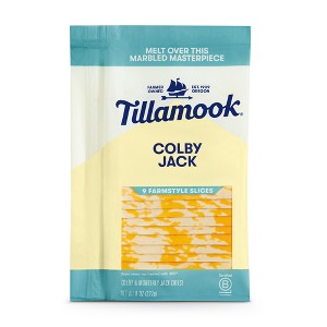 Tillamook Farmstyle Colby Jack Cheese Slices - 8oz/9 slices - 1 of 4