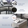 TIRAMISUBEST 7-Piece Small Space Patio Outdoor Furniture Set w/Waterproof Cushions & Glass Table,for Backyard/Garden/Terrace - 3 of 4