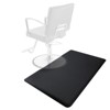 Saloniture 3 ft. x 5 ft. Salon & Barber Shop Chair Anti-Fatigue Floor Mat - Black Rectangle 1/2" Thick - 2 Pack - 2 of 3