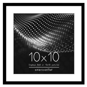 Americanflat Picture Frame with Mat - Modern Design, Shatter-Resistant Glass, Dual Sawtooth Hangers, Ideal for Home and Office Decor - 1 of 4