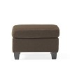 NicBex Modern 24" Rectangle Ottomans Wood Footstools with Thick Cushion for Bedroom and Living Room - 3 of 4