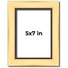 PosterPalooza | Photo Size Simple Gold Picture Frame - UV Acrylic, Foam Board Backing, Hanging Hardware - 2 of 4