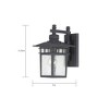 Nuvo Lighting Cove Neck 1 - Light Wall Light in  Textured Black - 3 of 4