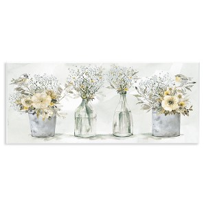 Stupell Industries Songbirds with Floral Bouquets, 17" x 7" - 1 of 4