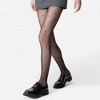 Anna-Kaci Women's Sheer Heart Pattern Tights with Delicate Allover Embroidery fir Causal Looks - 3 of 4