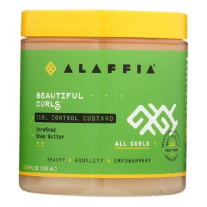 Alaffia Beautiful Curls Curl Control Custard - 8 fz - 1 of 4