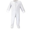 Touched by Nature Baby Organic Cotton Zipper Sleep and Play 3pk, Marching Elephant - 2 of 4