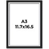 PosterPalooza | Flat Silver Picture Frame - UV Acrylic, Foam Board Backing, Hanging Hardware - 2 of 4
