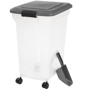 IRIS USA Airtight Pet Food Container with Scoop - 1 of 3