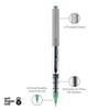 uniball Vision Rollerball Pens, Green Pens 0.7mm Fine Point Medium Ink - Pack of 12 - 3 of 4