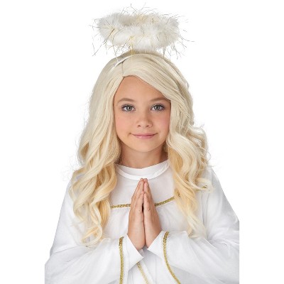 Angels Costumes Wednesday Inspired Gothic Girls Friend Blonde Adult Costume  Wig : Target