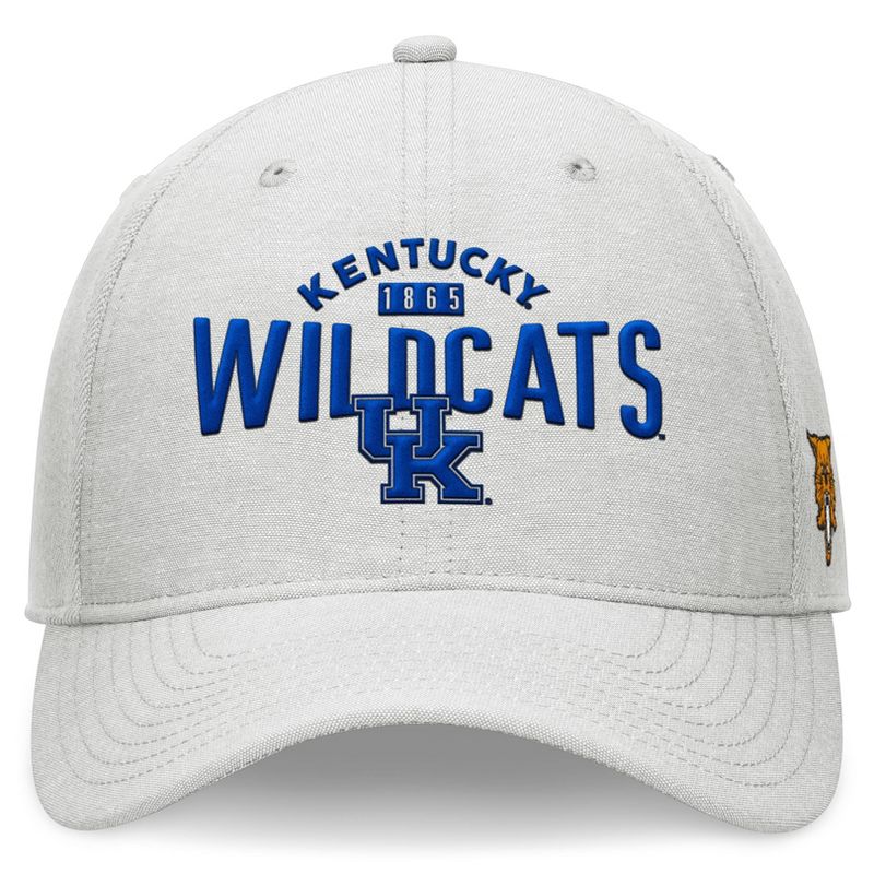 NCAA Kentucky Wildcats Unstructured Chambray Cotton Hat - Gray, 2 of 5