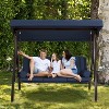 EROMMY 3 Seat Outdoor Porch Swing Chair - 4 of 4