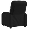 vidaXL Massage Recliner Chair - Black Manual Push Back - 4 of 4