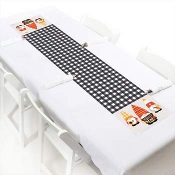 Big Dot of Happiness Fall Gnomes - Petite Autumn Harvest Party Paper Table Runner - 12 x 60 inches