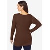 Jessica London Women's Plus Size V-Neck Ribbed Sweater - image 3 of 4