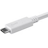 Monoprice USB C to USB C 3.1 Gen 2 Cable - 1 Meter (3.3 Feet) - White | Fast Charging, 10Gbps, 5A, 30AWG, Type C, Compatible with Xbox One / PS5/ - 4 of 4