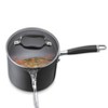 Anolon Advanced 2qt Hard Anodized Nonstick Saucepan with Pour Spouts and Straining Lid Gray - image 2 of 4