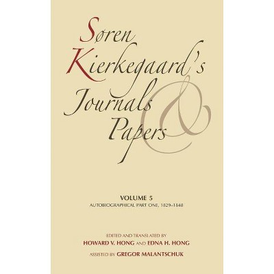 Søren Kierkegaard's Journals and Papers, Volume 5 - (Autobiographical, Part One, 1829-1848) (Hardcover)