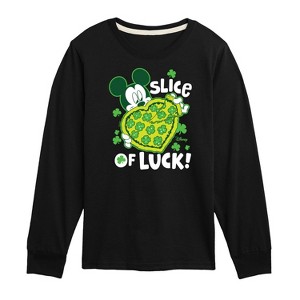 Boys' - Disney - Slice Of Luck Long Sleeve Graphic T-Shirt - 1 of 4