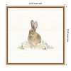 Amanti Art Farmhouse Easter VI Bunny by Tara Reed Canvas Wall Art Print Framed 22-in. W x 22-in. H. - image 4 of 4