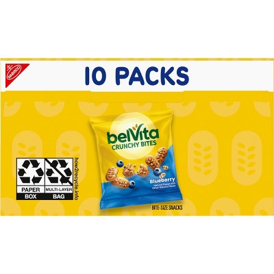 belVita Cookies Crunchy Bites Blueberry - 10oz/10ct