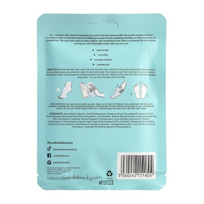 Que Bella Intensive Foot Mask - 1 Pair_3