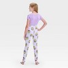 Girls' Princess Peach 3pc Pajama Set - Purple - 2 of 4
