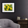 Trademark Fine Art - Harri Aho yellow field Matted Framed Art - 2 of 4