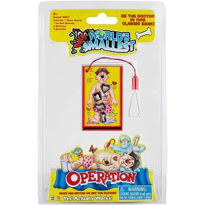 World's Smallest Classic Operation Game with Lights and Sounds