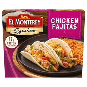 El Monterey Signature Frozen Chicken Fajita Plate - 8oz - 1 of 4