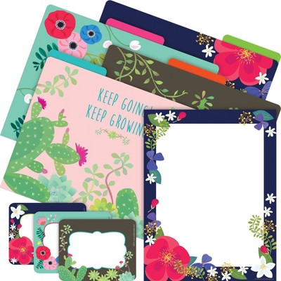 Barker Creek Get Organized File Folders - Petals