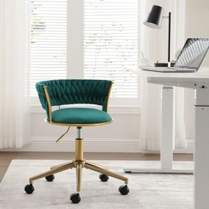 Office Chair Desk Chair Task Chair, High Chair, Adjustable Swivel Chair on Wheels Rolling Stool Salon Stool Vanity Stool Modern-The Pop Home - 1 of 4