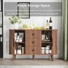 Buenhomino 47" Modern Sideboard, Buffet Cabinet With Drawers and Adjustable Shelves - 3 of 4