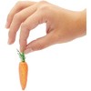 Juvale 45 Pack Artificial Fake Baby Carrots, Sparkling Foam Pretend Kitchen Play Food, Veggie Toys for Kids, DIY Craft, Home Decor, Easter Party - 3 of 4