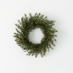 Sullivans Artificial Christmas Cedar Pinecone Accent Ring  Green  Indoor Christmas DÃƒÂ©cor - 1 of 3
