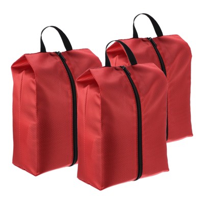 Unique Bargains Nylon Waterproof Portable Lightweight Shoe Bags for Travel 3 Pcs