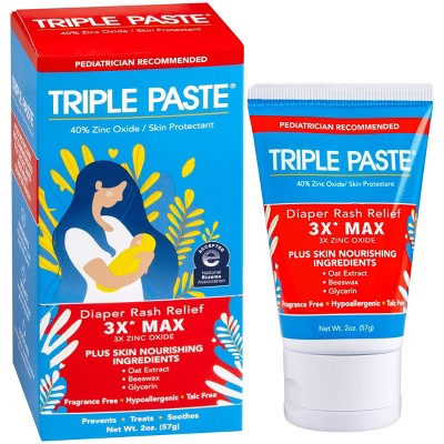 Triple Paste 3x Max Diaper Rash Relief Ointment - 2oz