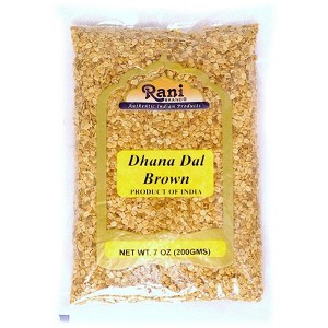 Dhana Dal (Roasted Coriander Seeds) Yellow - 14oz (400g) - Rani Brand Authentic Indian Products - 1 of 4