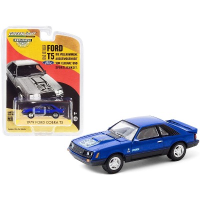 1979 Ford Cobra T5 Blue Glow "Hobby Exclusive" 1/64 Diecast Model Car by Greenlight