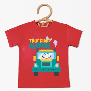 The Juniper Shop SmileyWorld Trucking Along Toddler Short Sleeve Tee - 1 of 4