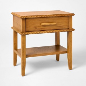 Azorella Nightstand Oak Brown - Threshold™ designed with Studio McGee - 1 of 4