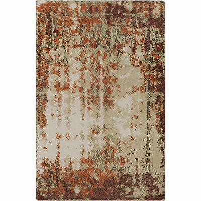 Hauteloom Rectangle Area Rug   Dark Brown
