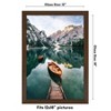 Americanflat 12x18 Walnut Picture Frame - Composite Wood with Shatter Resistant Glass - 2 of 4