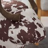 Lycvki Velvet Cow-Shaped Ottoman - 4 of 4