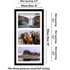 Americanflat 8x16 Collage Picture Frame to Display 3 Photos at Once - Black - 2 of 4